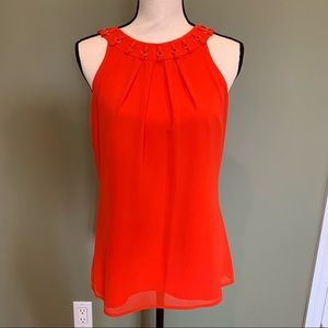 Calvin Klein chiffon sleeveless top